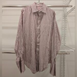 Brooks Brothers Red Striped Button Down Shirt